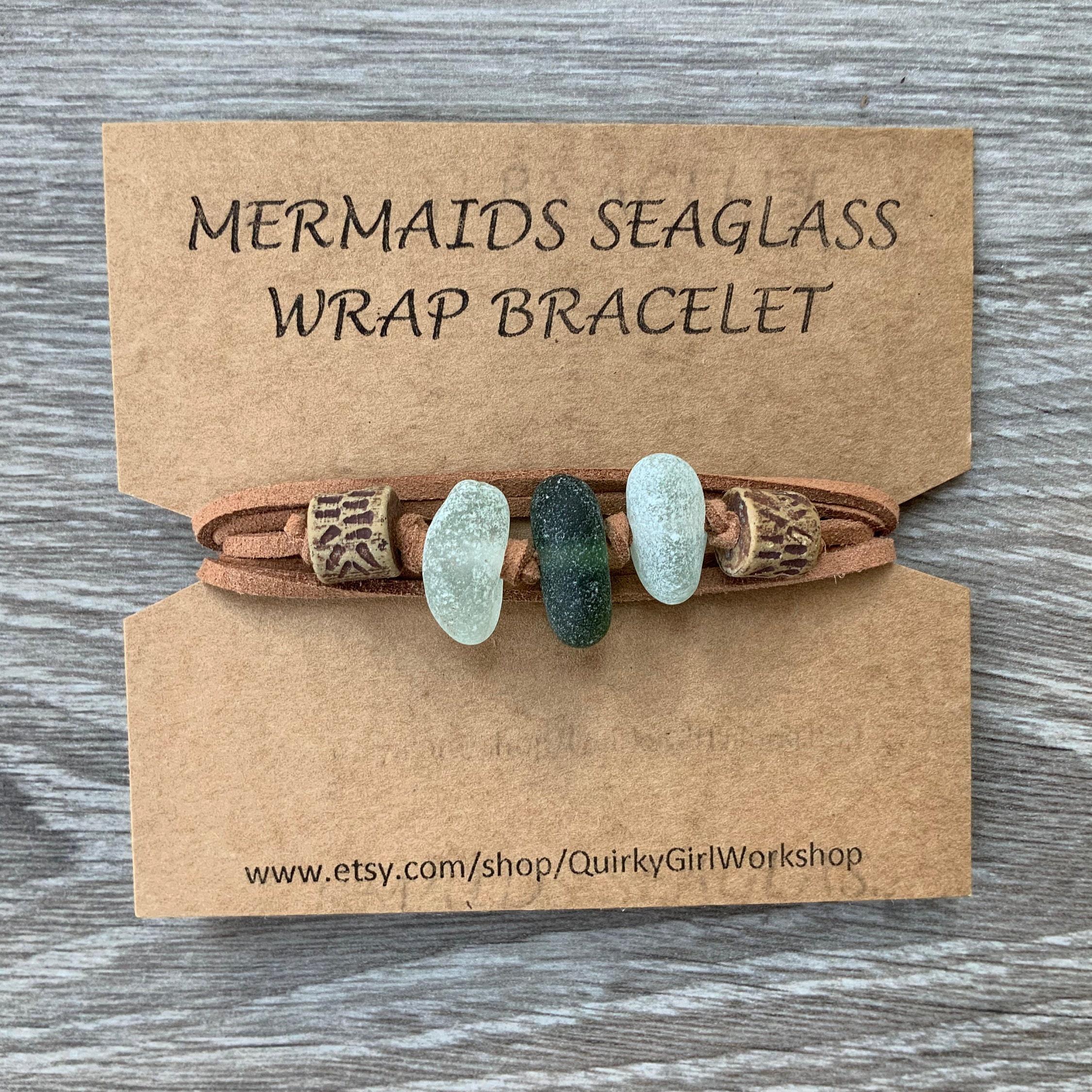 Mermaid wrap bracelet clearance