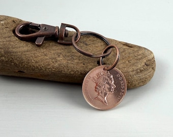 1985年英国2ペンス硬貨：未流通ブロンズ製工芸コイン - Etsy 日本