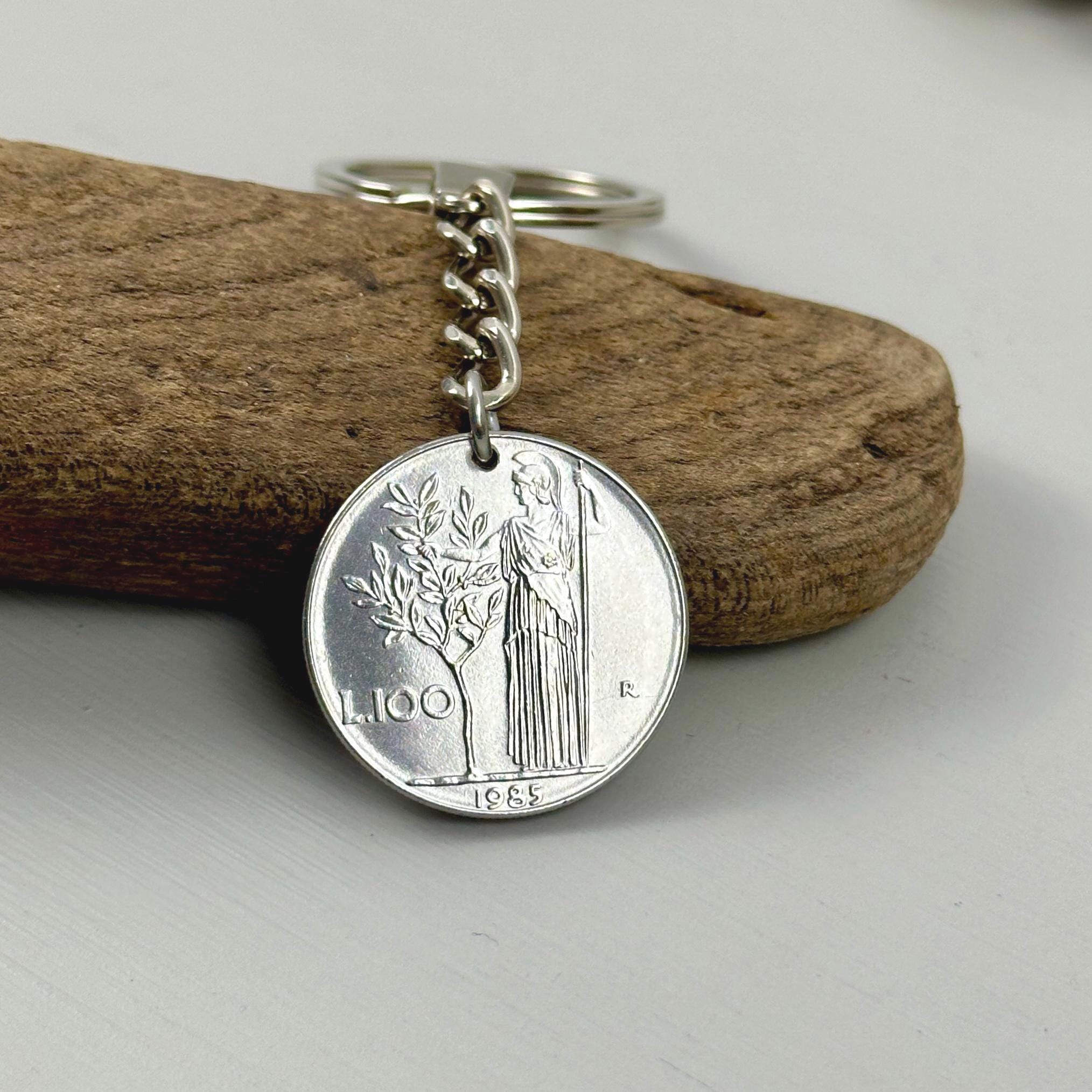 1985 Coin Keychain