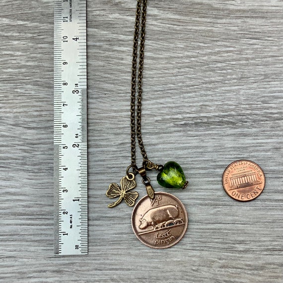 Old irish coin necklace online