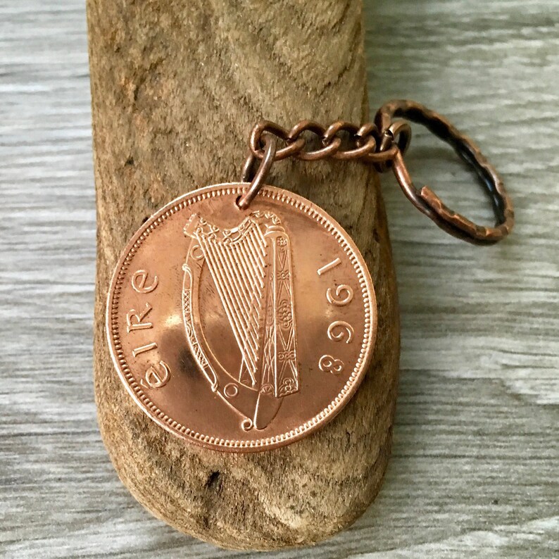 Irish Shamrock Keyring Ireland Eire Gaelic Key Ring St Patricks Day Gift