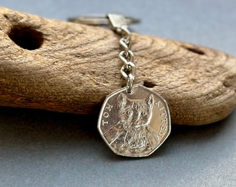Tom Kitten Coin Keyring: Beatrix Potter Souvenir, Cat Lover Gift