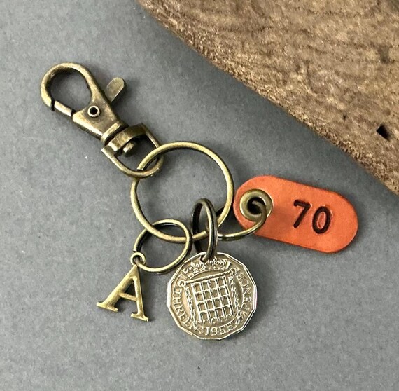 UK COIN KEYRINGS QuirkyGirlWorkshop