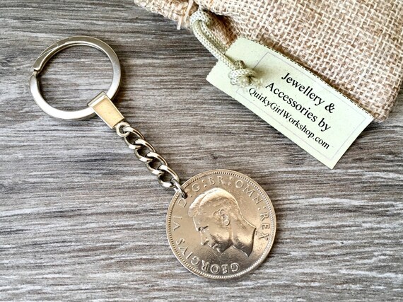 Coin keyring dates shop