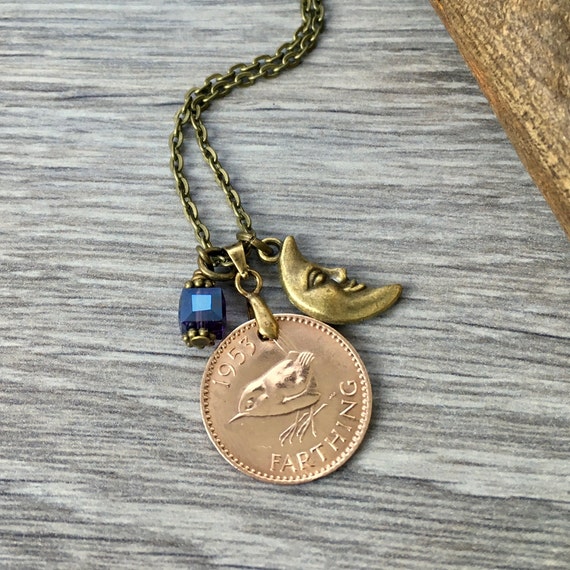 1955 Wren Coin Jewellery Moon 