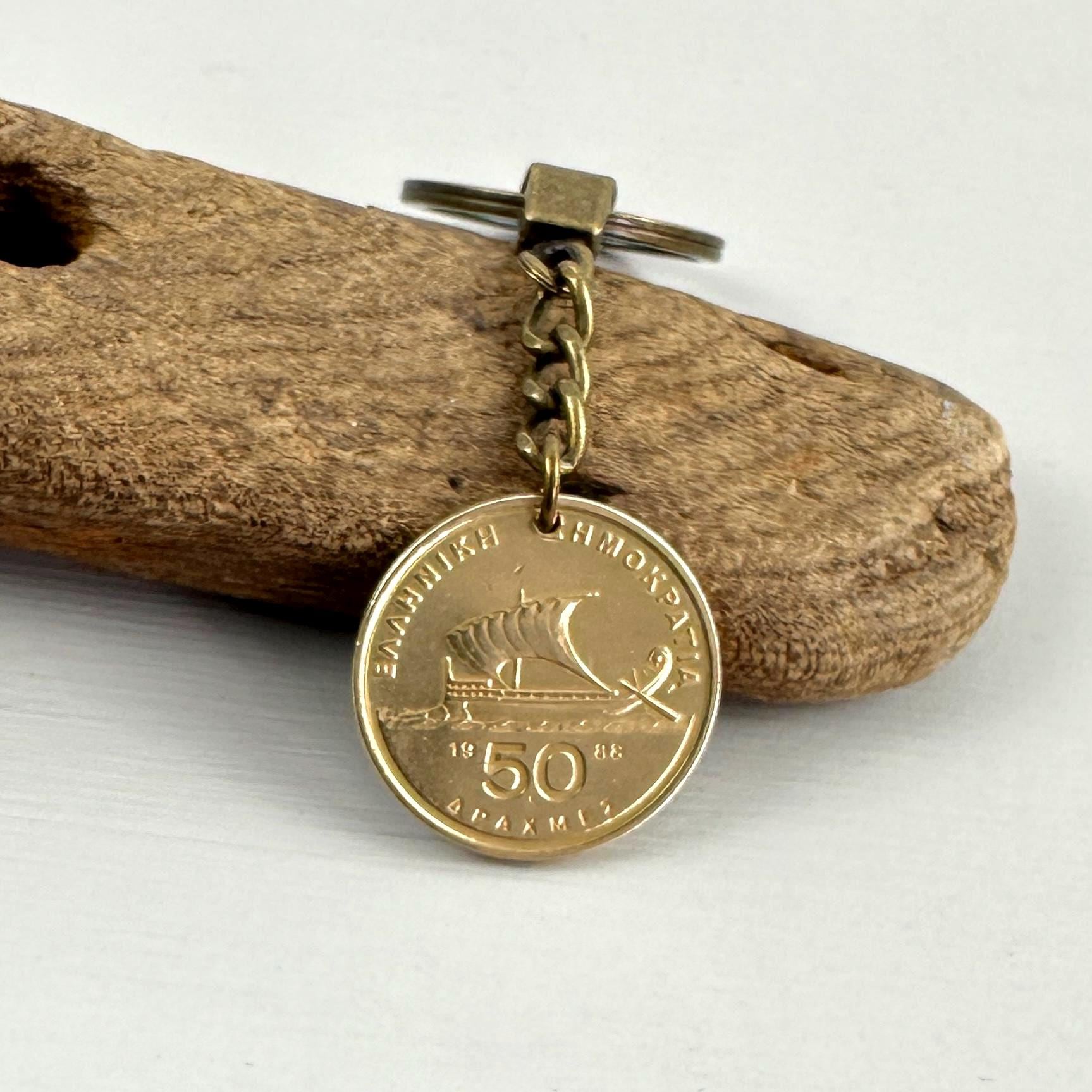 Greek drachma 50 - Etsy 日本