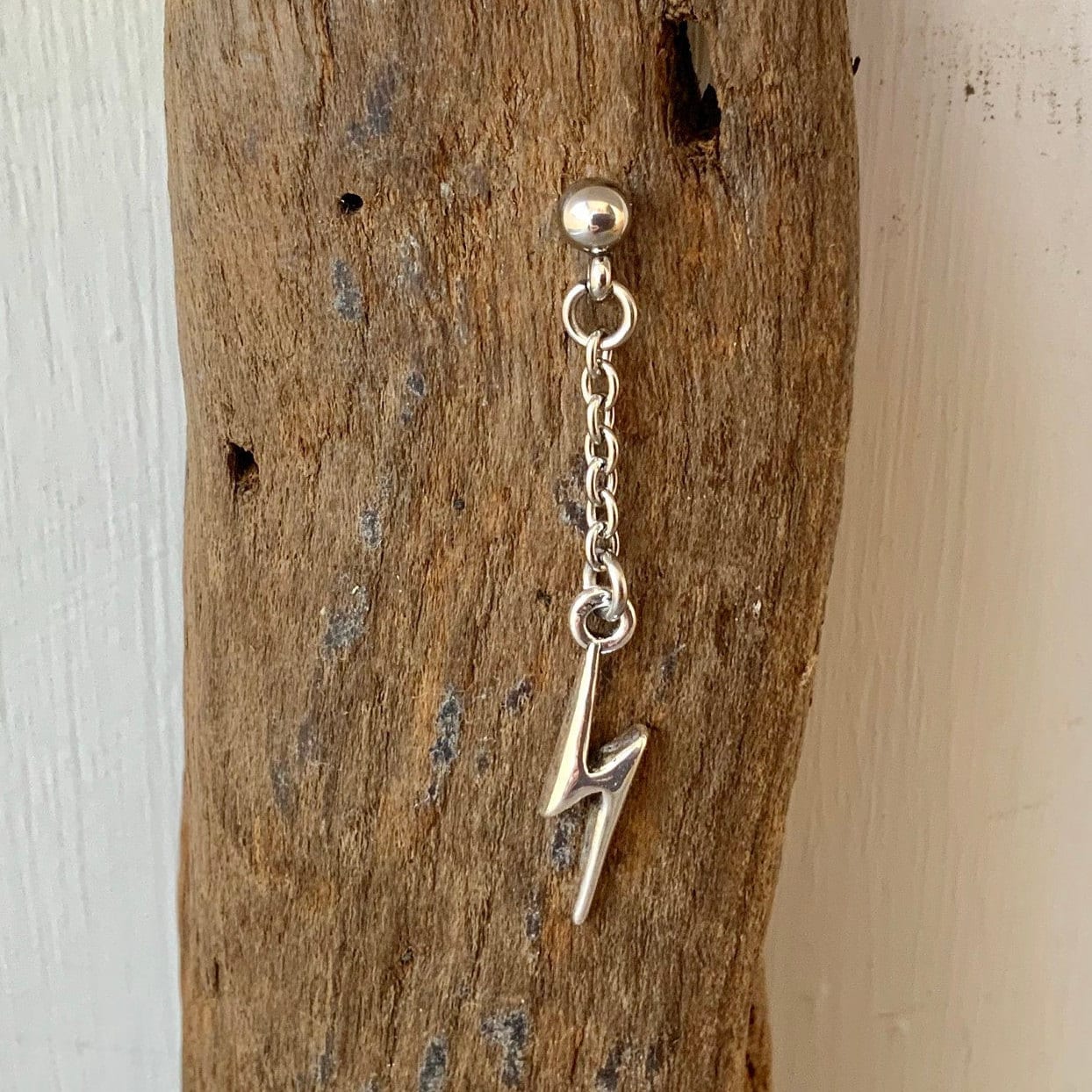 Lightning bolt dangle earrings deals