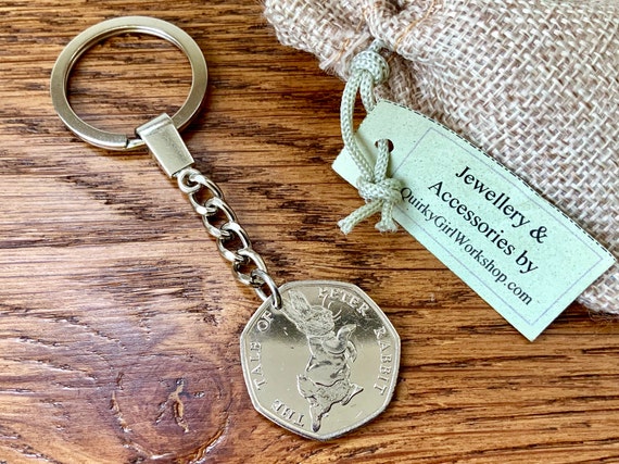 peter rabbit keychain