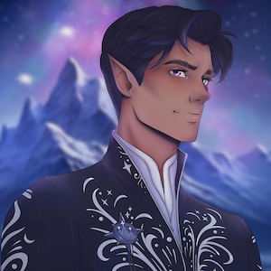 Rhysand Art Print (A Court of Thorns and Roses)
