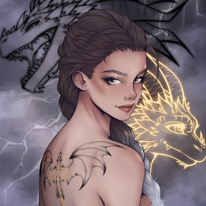 Violet Sorrengail Art Print (Fourth Wing)