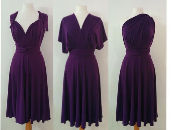 infinity dress violet