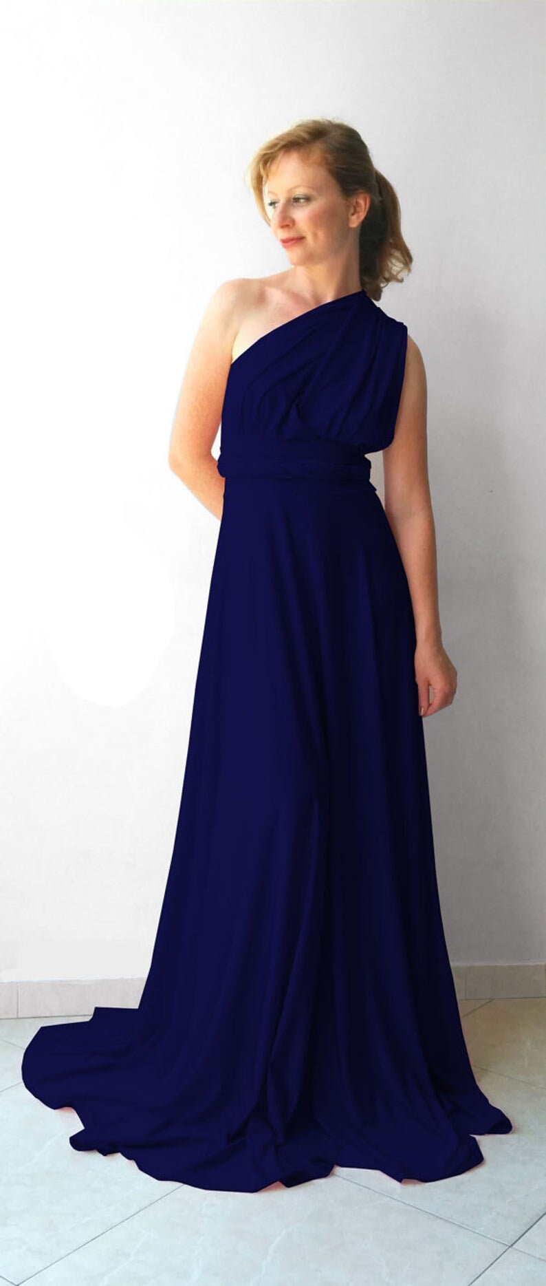infinity dress dark blue
