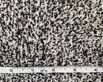 Vintage 50s-60s Old School Pile Fleece 38" Wide Fabric Remnants