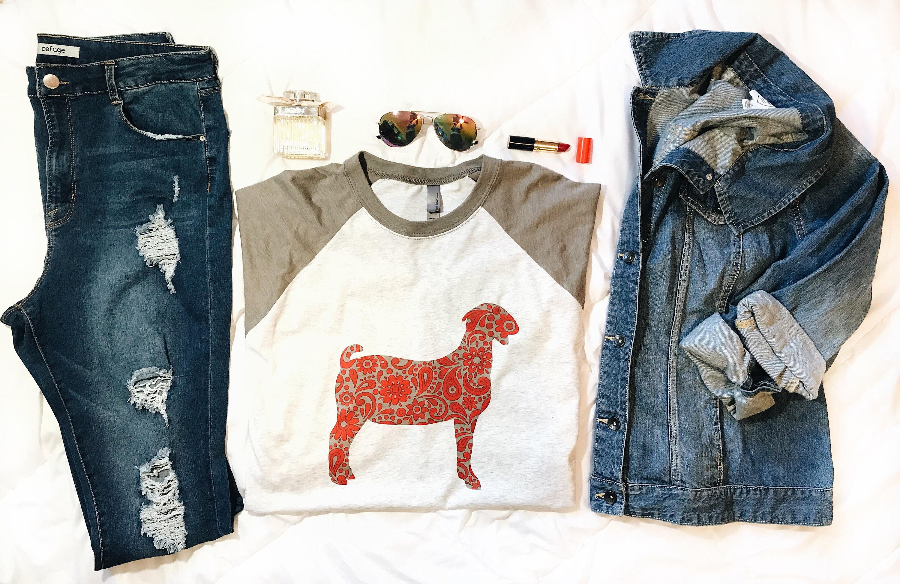 Show Goat TShirt Goat T Shirt Goat PAISLEY Floral GOAT Etsy