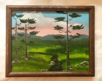 Original Painting, Ponderosa Pines