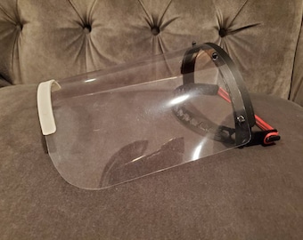 Blindaje facial con bisagras EPP -Reutilizable -Cómodo - Made in USA