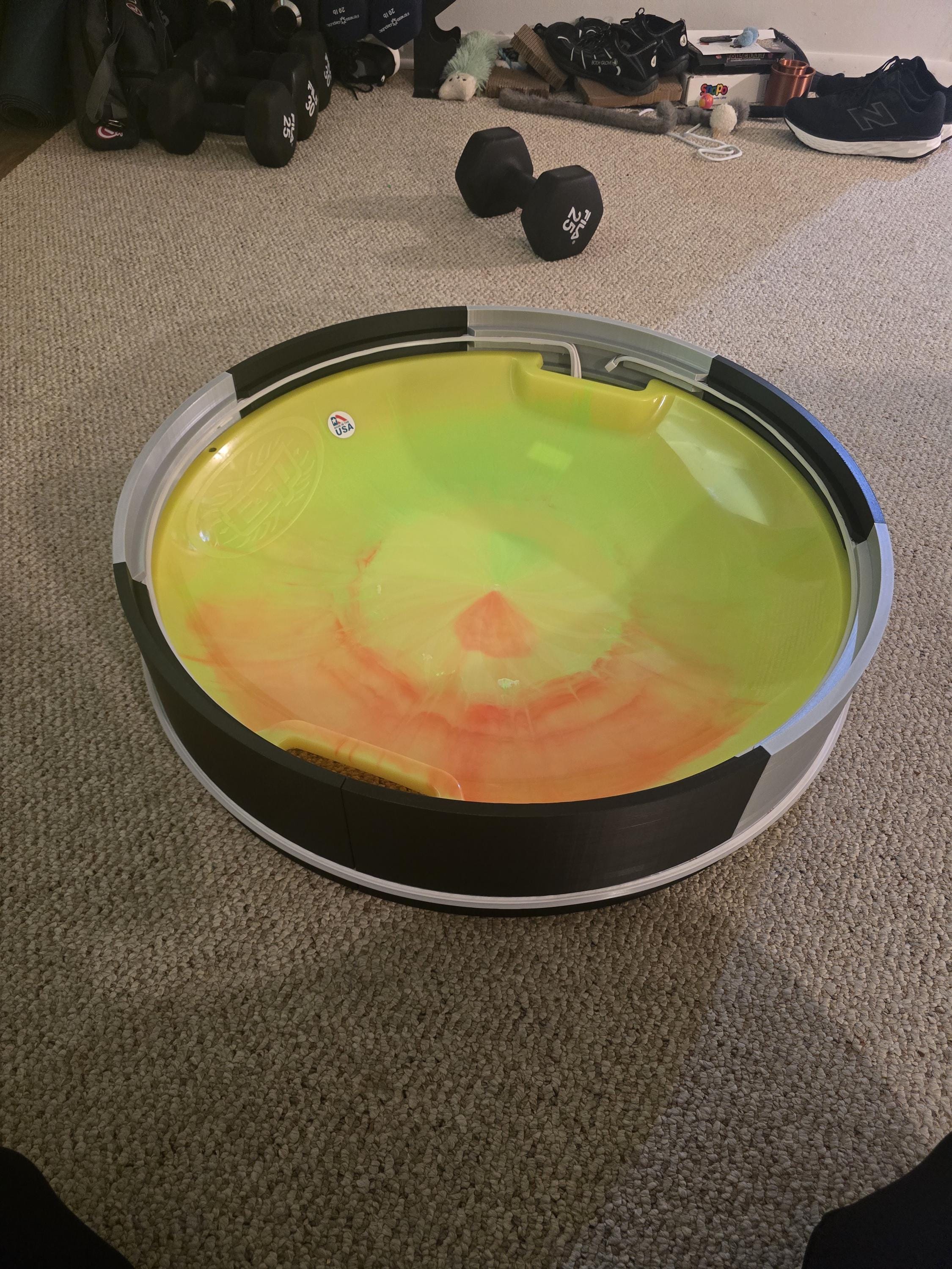 Mega Beyblade Stadium: 3D Printed Battle Top Arena With LED Lights