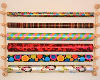 GSS Pro Gift Wrap, Vinyl, Rack/ Dispenser/Organizer. EZ Roll Lift Out, Compact, 3 Options Available, Arty and Inspiring!