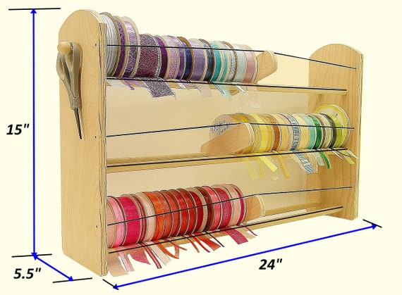 DIY Ribbon Storage Organizers, Racks, & Shelves - Jennifer Maker