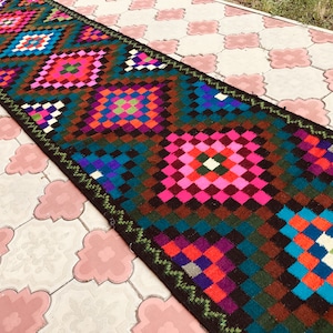 Moldova rug/ organic sheep wool rug /moldova carpe/t floral kilim/ Romania Kilim/ Bessarabian Kilim/ Vintage Kilim