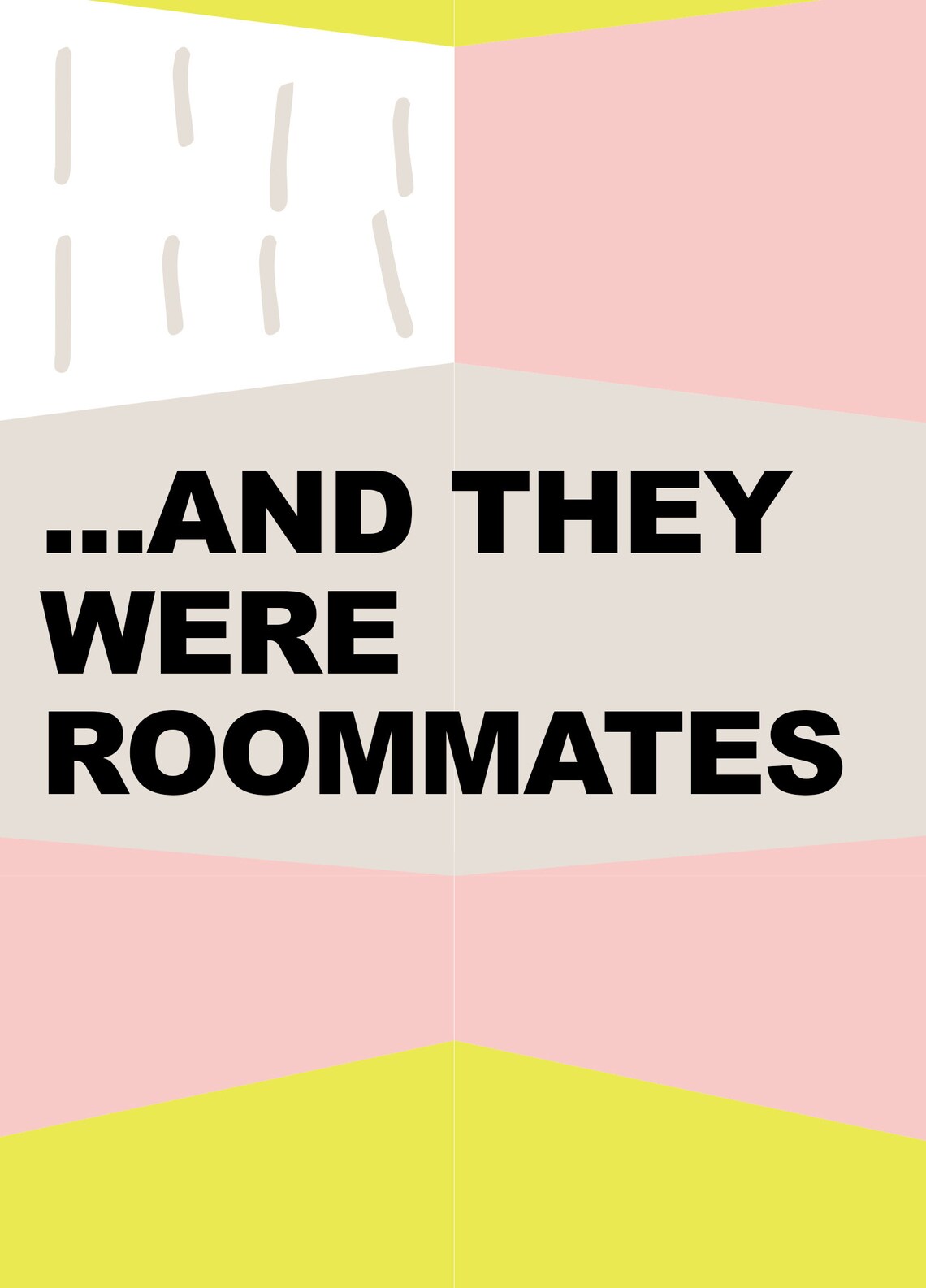 And They Were Roommates Roommate Card Funny Greeting Card - Etsy