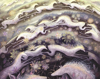 White horses will carry you home.