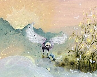 Temperance Tarot Card Print: Angelic Alchemist Art