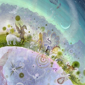Reflections - Flower Series No 9  High quality art print