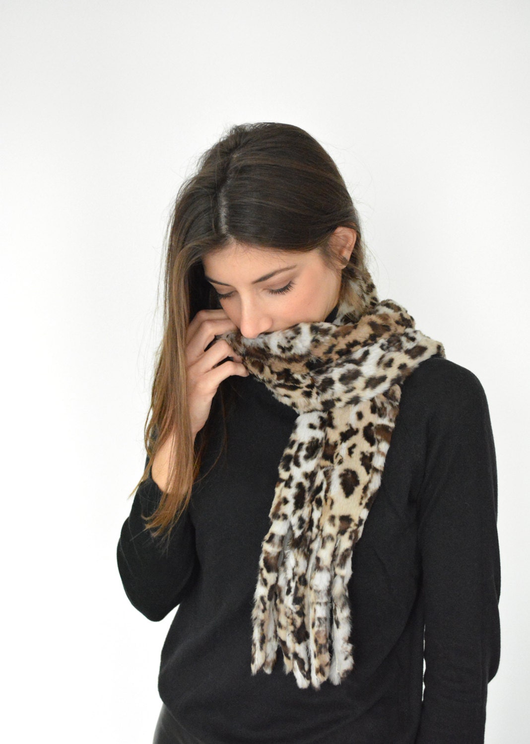 Jupe En Cuir Authentique Daim Marron, Doublé Taille 38 TBE