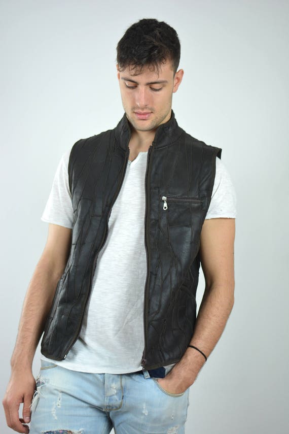 Sleeveless Leather Jacket - Buy Sleeveless Leather Jacket online in India