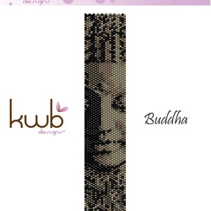 buddha cuff Peyote Pattern - 5 colors even count