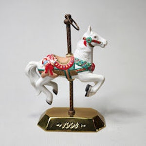 1994 Hallmark Carousel Horse Ornament