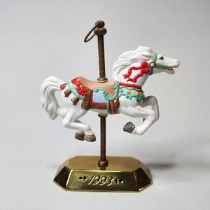 1993 Hallmark Carousel Horse Ornament