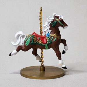 Star, 1989 Carousel Horse Figurine, by Hallmark Cards, Inc.
