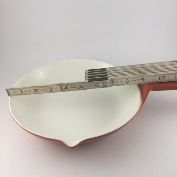 Orange Mid Century Saute Pan Made In Denmark 8 1 2 Inches Etsy