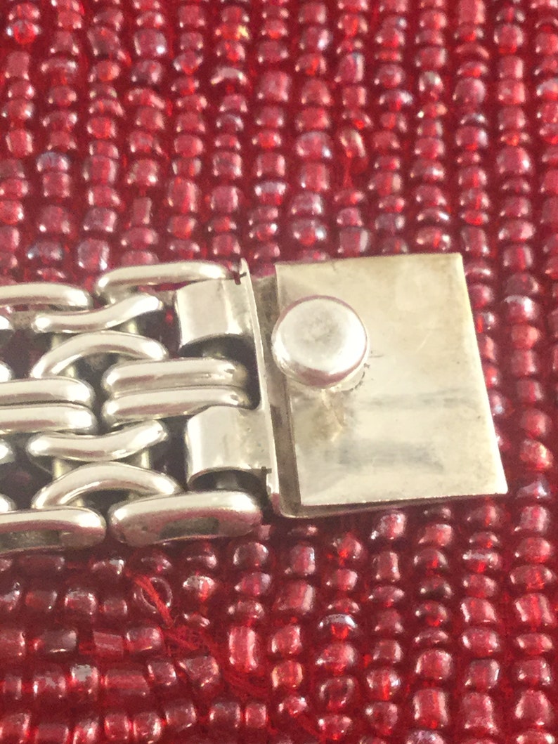 Wide Heavy Sterling Bracelet
