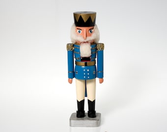 nutcracker eastern germany wood vintage mid-century