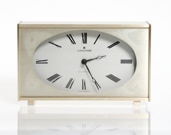 Table clock / mantel clock, JUNGHANS Mega, vintage, mid-century.