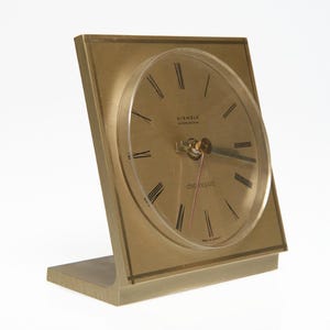 Table clock / mantel clock, JUNGHANS Mega, vintage, mid-century.