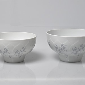 Dwie miski/miski LOTUS „Pergola”, Björn Wiinbald, Rosenthal – Studio Line.