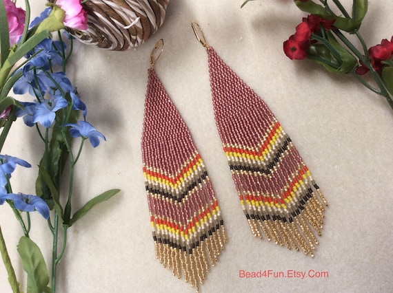 Etsy fringe sale earrings