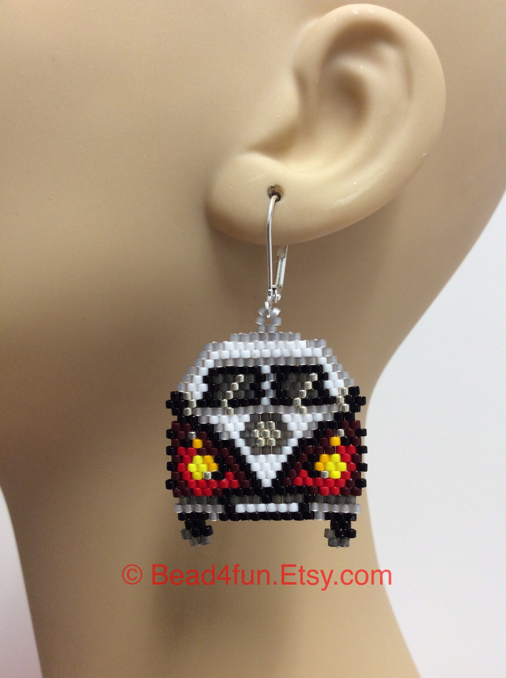 70s USA vintage beads bangle & earrings - Shop panic-art