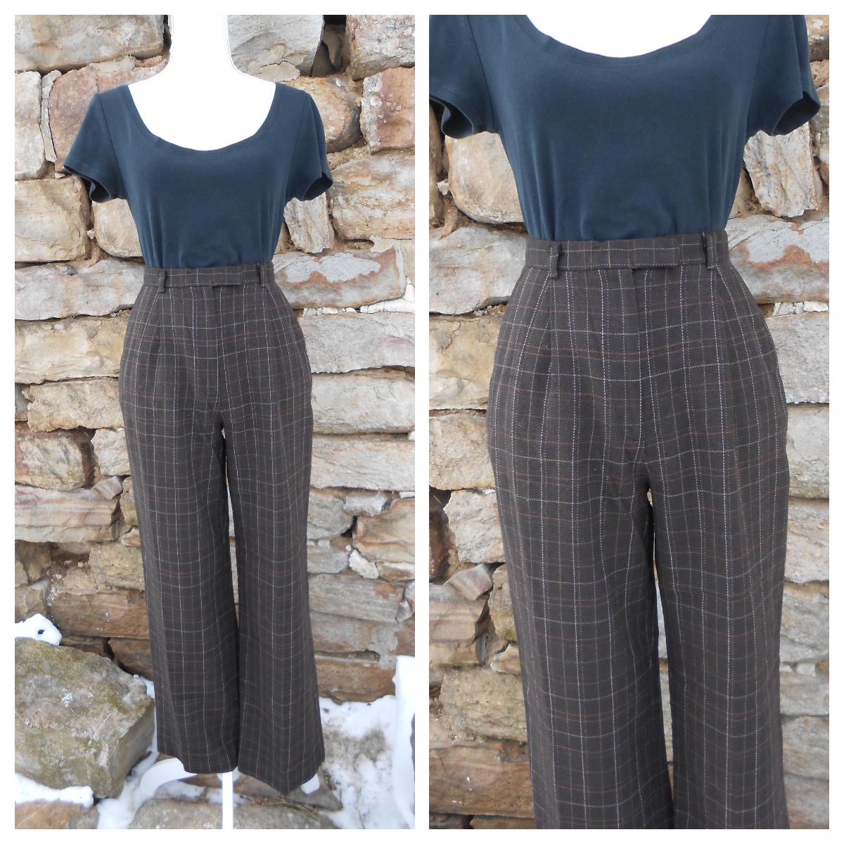80s Striped Trousers - Etsy