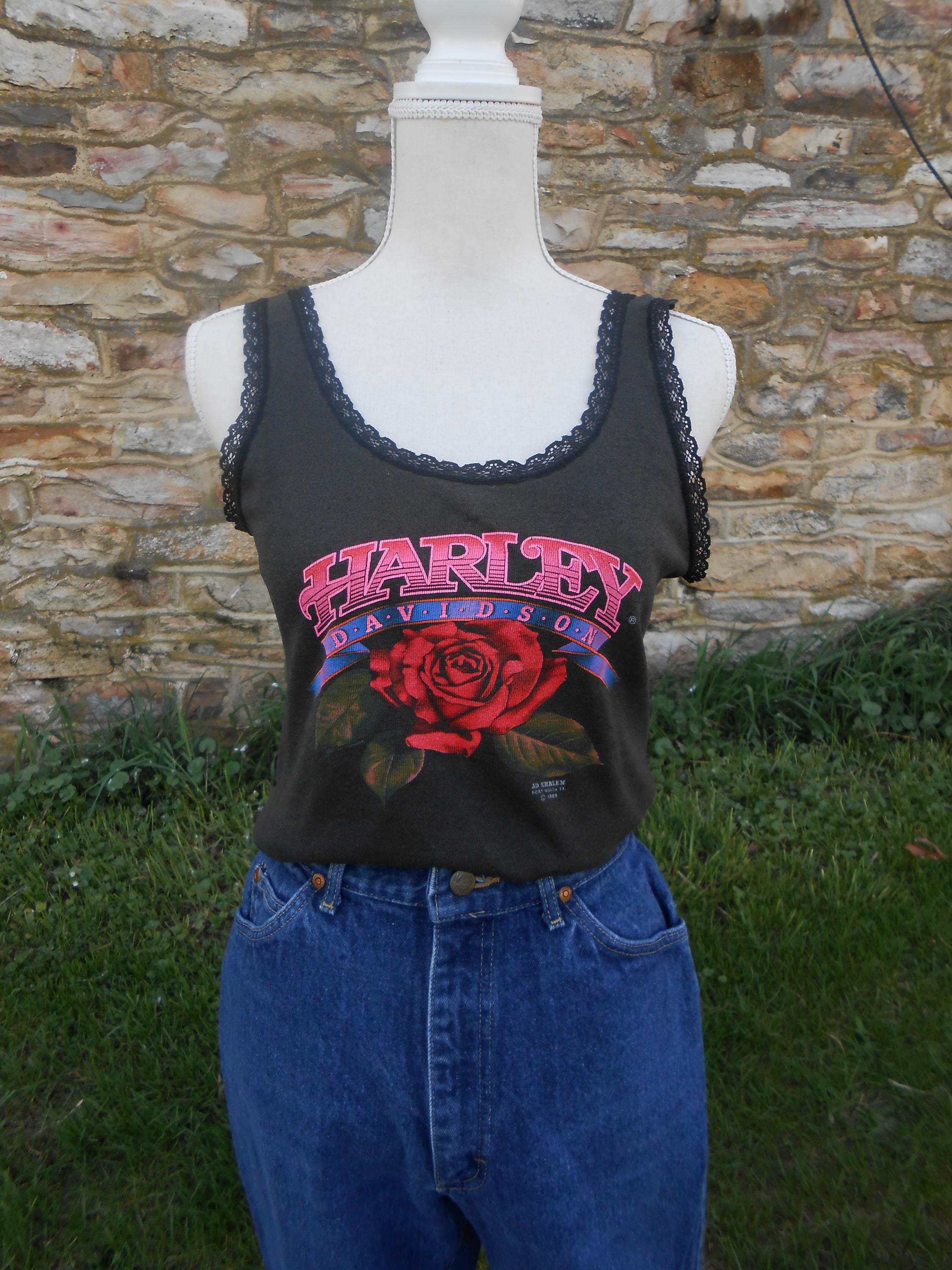 80s harley lace tank - Etsy 日本