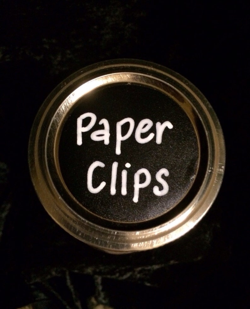 Chalkboard Vinyl 2 Circle Labels \u2022 mason jar labels \u2022 storage labels \u2022 organization \u2022 wedding \u2022 bridal shower \u2022 baby shower \u2022 favor ideas