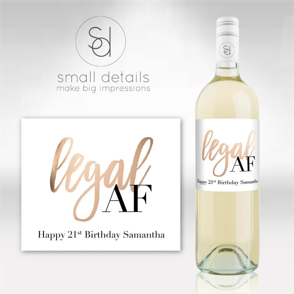 21st Birthday Party Favors First Legal Drink Shot Bottle, Set of 12 La –  Paper Cute Ink