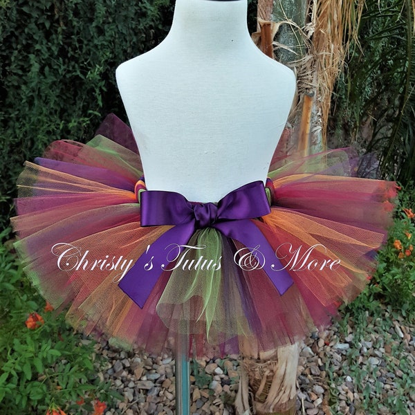 Thanksgiving themed Tutu, Colorful Tutu, Holiday Tutu, Holiday outfit, Fall tutu, Fall outfit, Tutu for holidays, Autumn tutu, Fall skirt