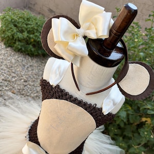 Orecchie da scimmia/Fascia da scimmia/Costume da scimmia per bambini/Orecchie da costume/Costume da scimmia per bambini/Scimmia marrone/Orecchie da scimmia per bambine/orecchie da animale