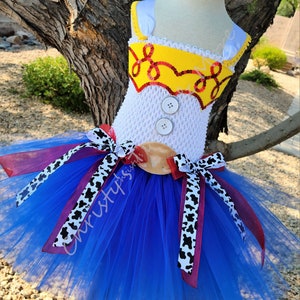 Jesse from Toy Story tutu dress/Cowgirl tutu dress/cowgirl costume/Jesse dress/Toy Story costume/Jesse Costume/Jesse dress/Jesse Tutu Dress image 1