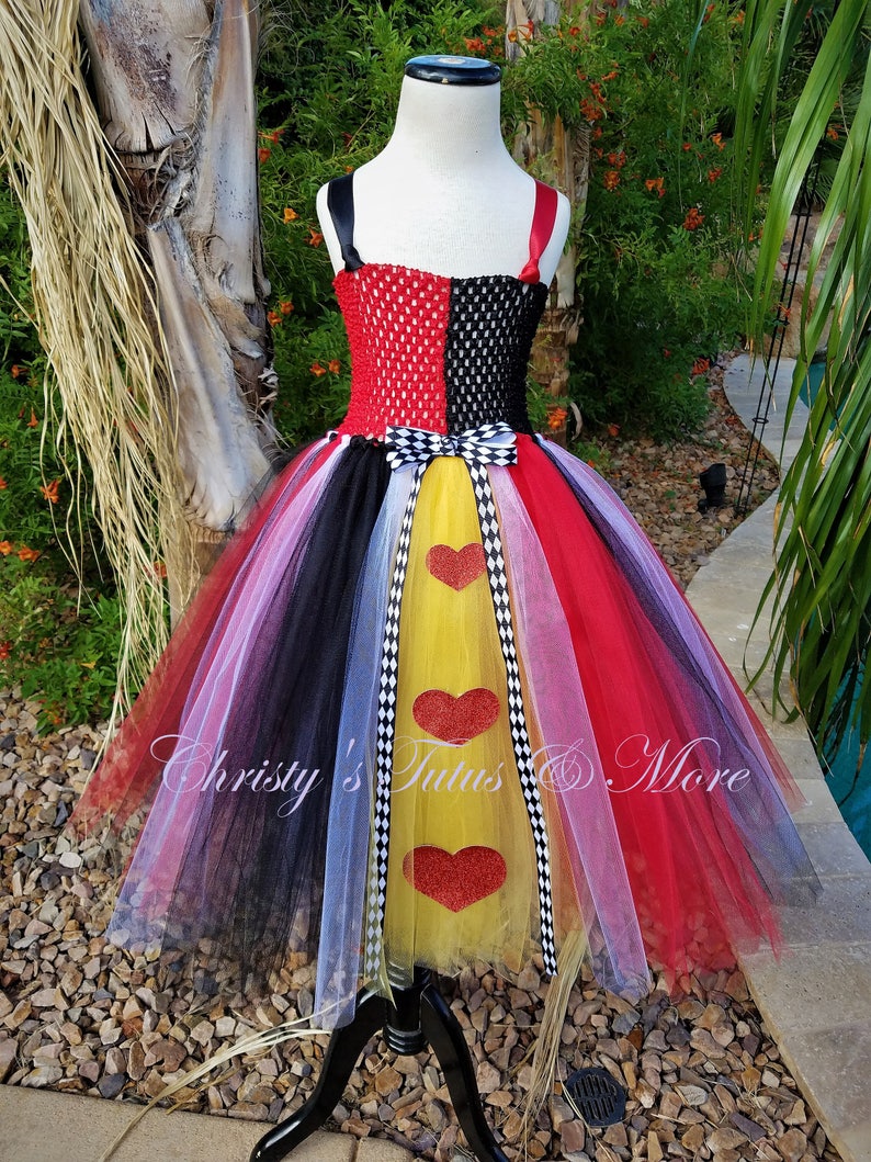 Queen of Hearts tutu dress/Queen of Hearts costume/Alice in Etsy